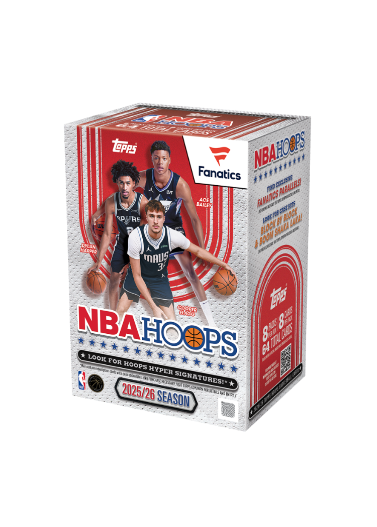 2025-26 Topps NBA Hoops Basketball Fanatics Exclusive Value Box