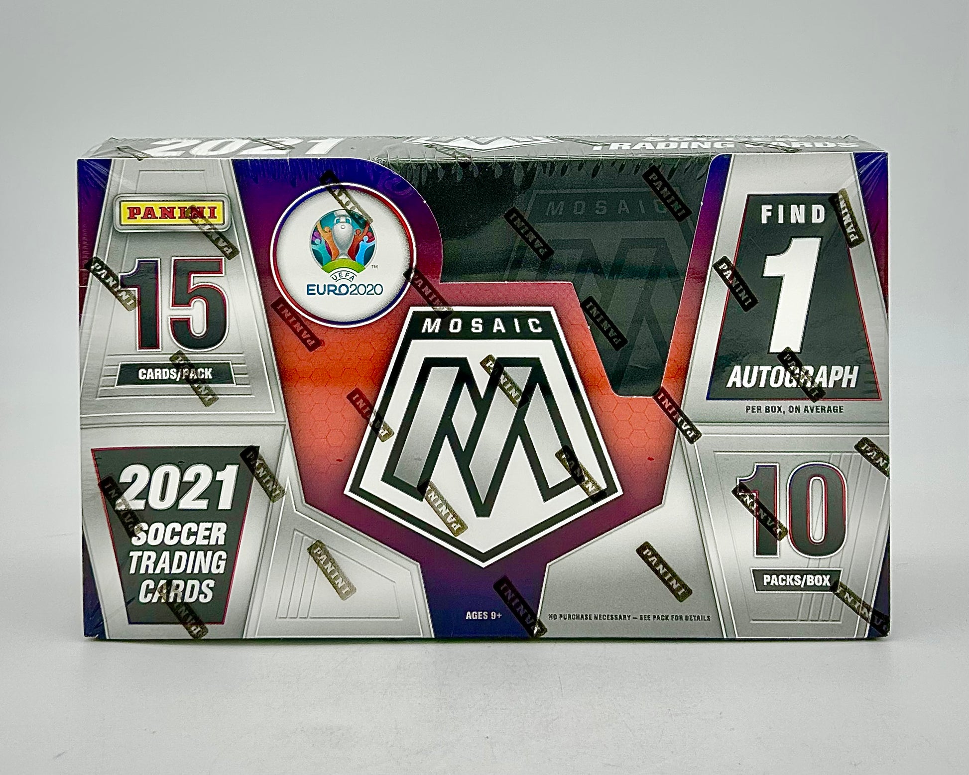2020-21 Panini Mosaic UEFA Euro Soccer Hobby Box