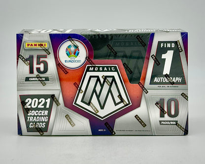 2020-21 Panini Mosaic UEFA Euro Soccer Hobby Box