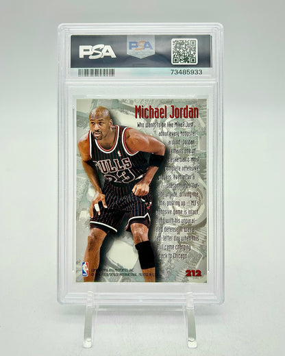 1995 Fleer Metal Nuts & Bolts: #212 Michael Jordan (PSA 9)
