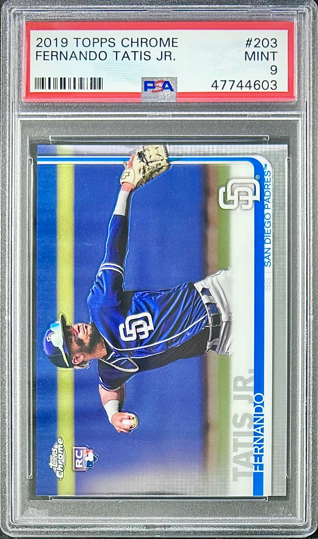 2019 Topps Chrome #203 Fernando Tatis Jr. PSA 9