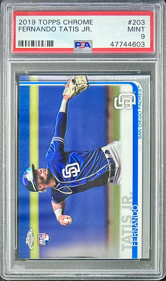2019 Topps Chrome #203 Fernando Tatis Jr. PSA 9