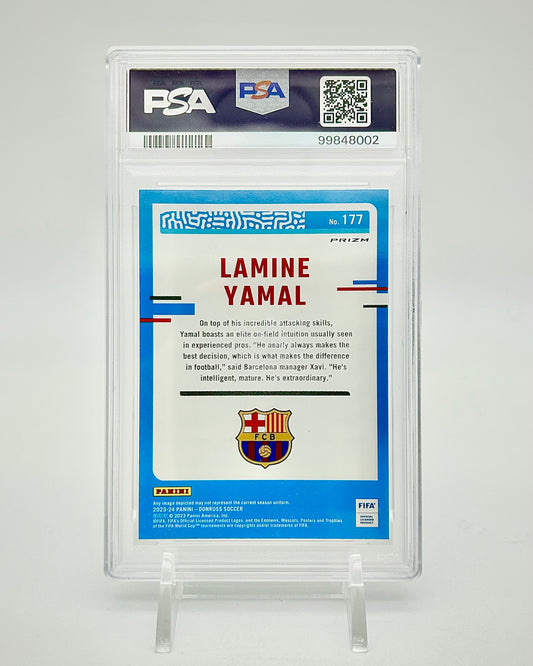 2023-24 Panini Donruss Optic FIFA Holo: #177 Lamine Yamal (PSA 10)