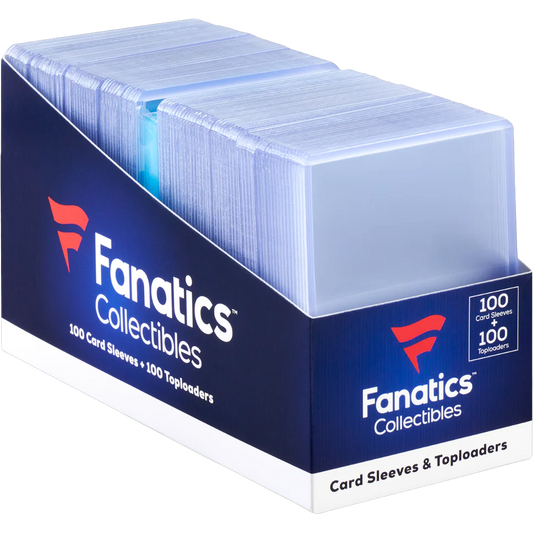 Fanatics Sleeves and Top Loaders Combo Pack (100 Count)