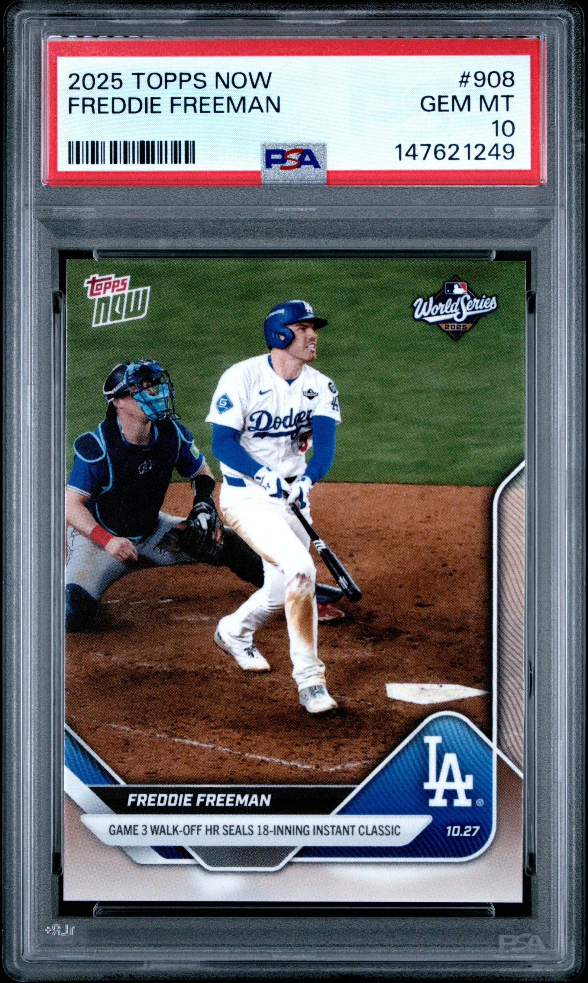 2025 Topps Now #908 Freddie Freeman PSA 10