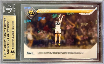 2023-24 Bowman University Now #49 Caitlin Clark BGS 10