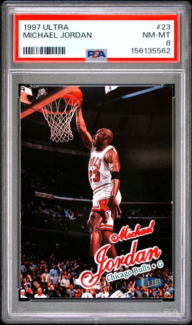197 Fleer Ultra #23 Michael Jordan PSA 8 - Front