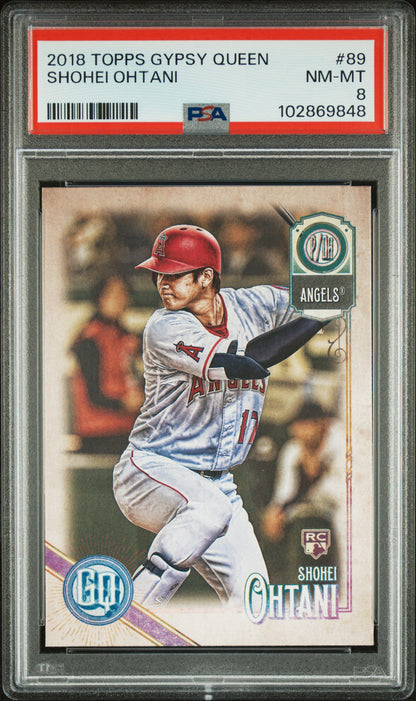 2018 Topps Gypsy Queen #89 Shohei Ohtani PSA 8