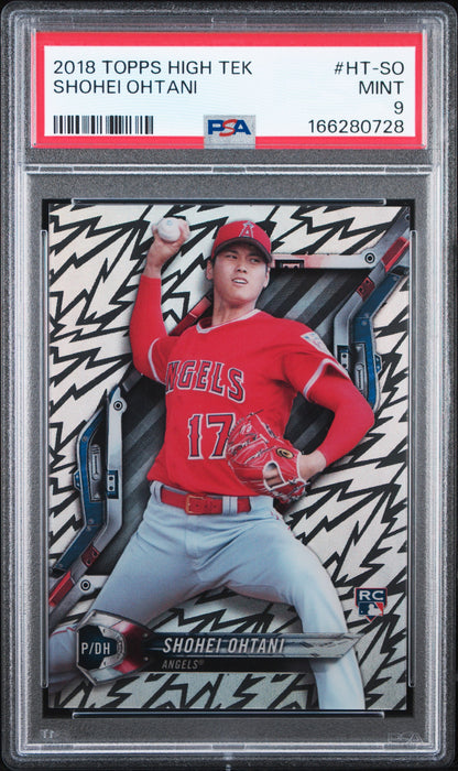 2018 Topps High Tek #HT-SO Shohei Ohtani PSA 9
