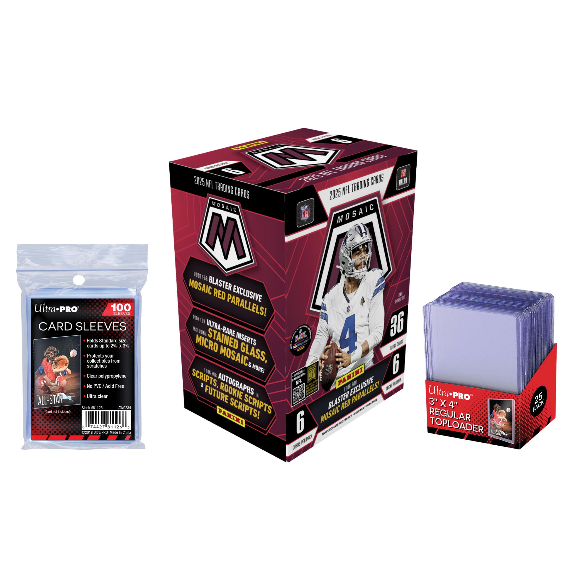 2025 Mosaic Football Hobby Blaster Bundle