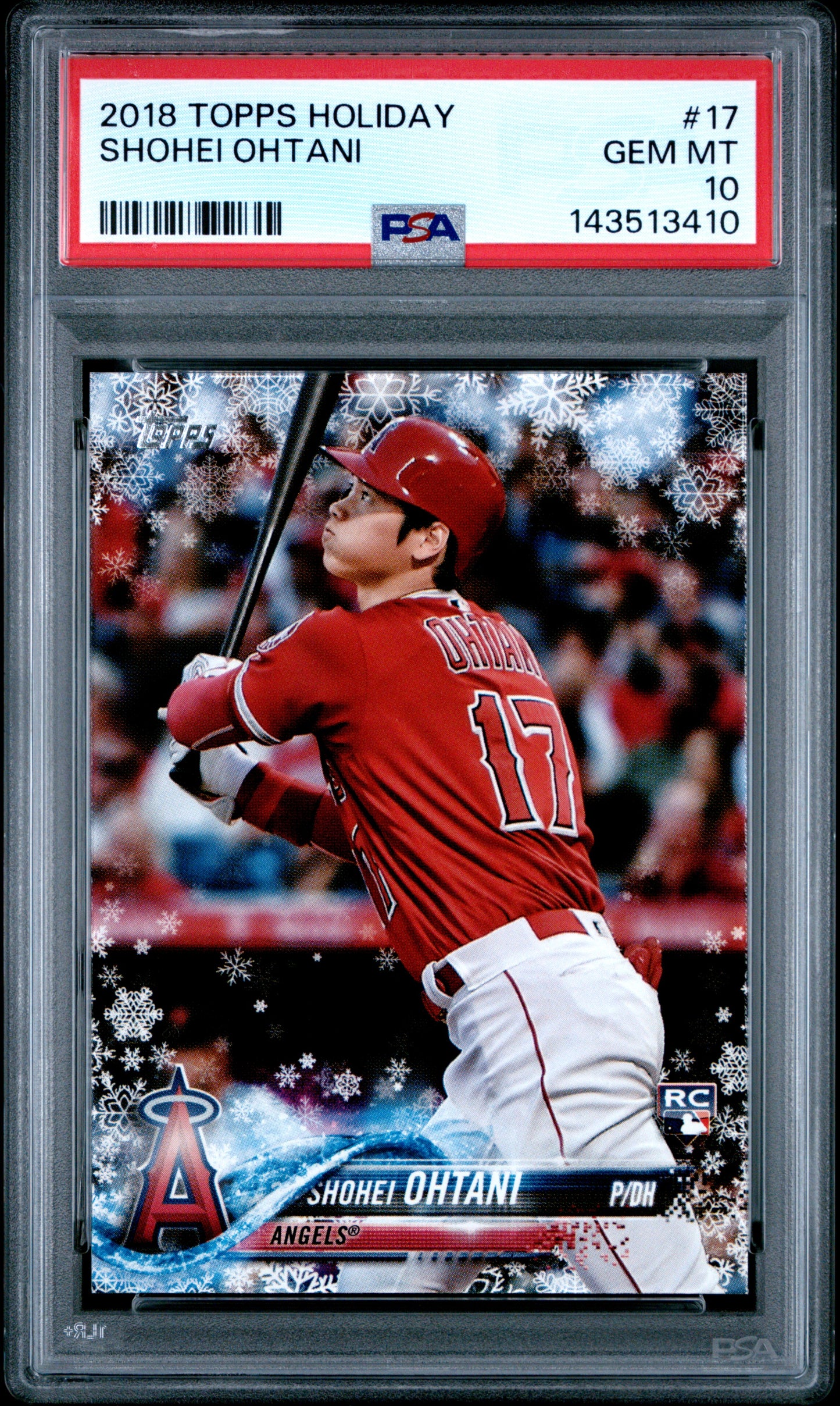 2018 Topps Holiday #17 Shohei Ohtani PSA 10 (143513410)