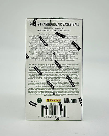 2022-23 Panini Mosaic Basketball Kid's Crate Blaster Box