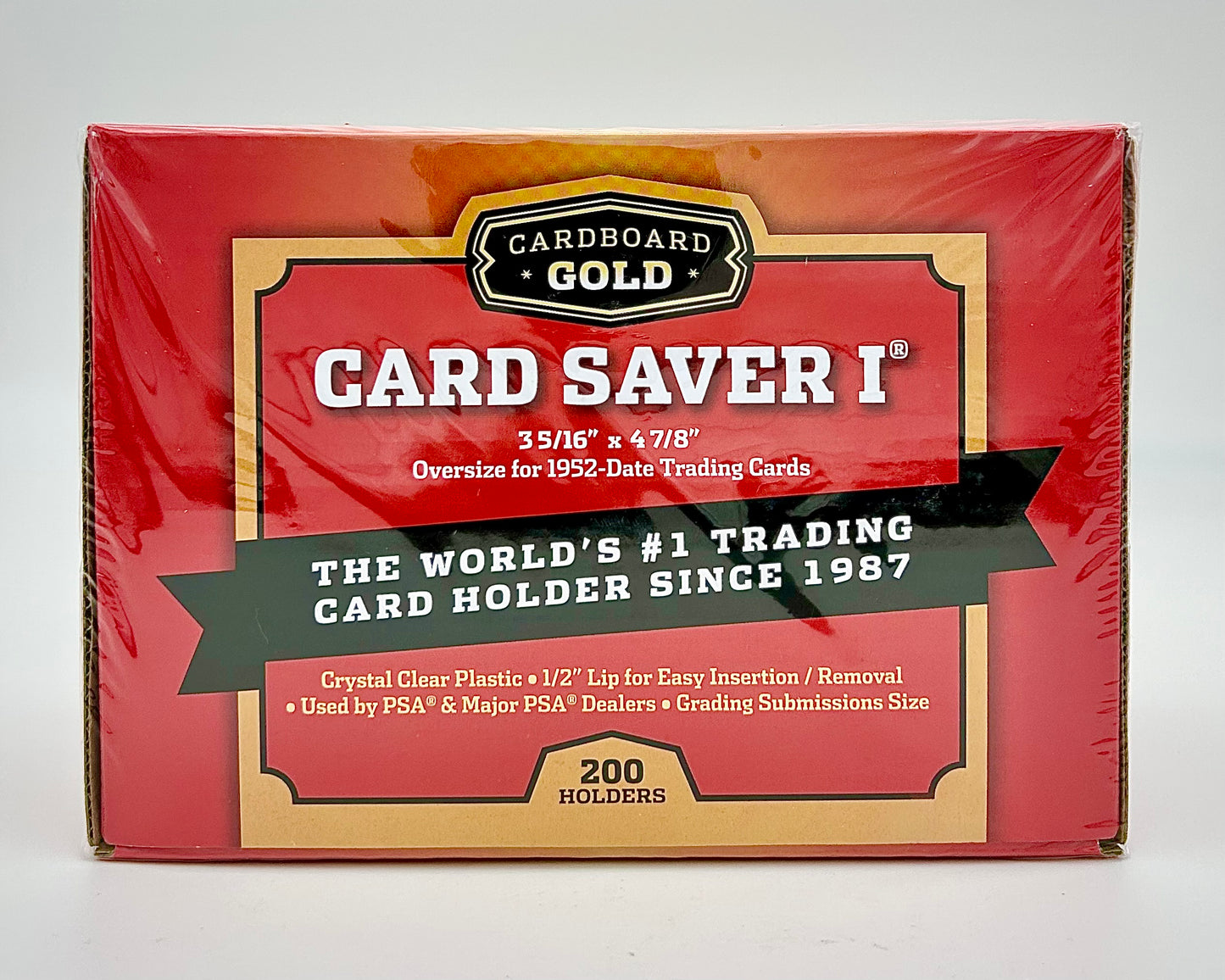 Cardboard Gold Semi Rigid Card Saver I (200 ct.)