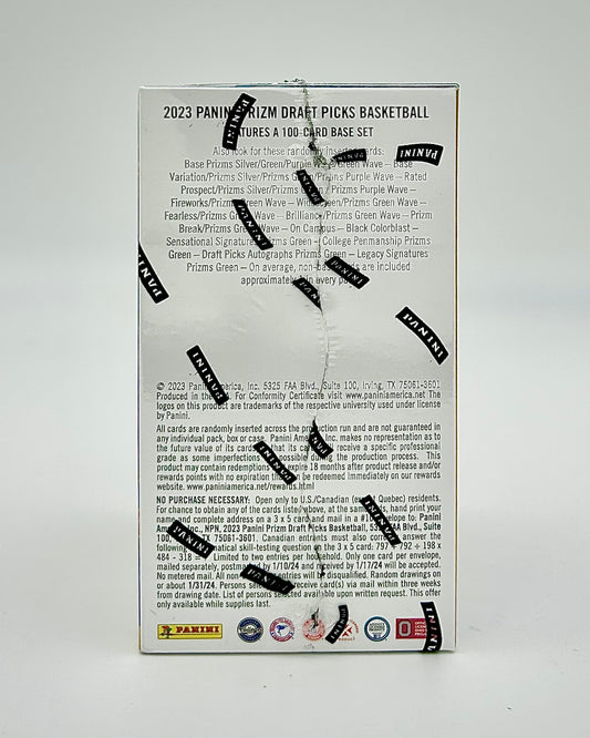 2023 Panini Prizm Draft Picks Basketball Blaster Box