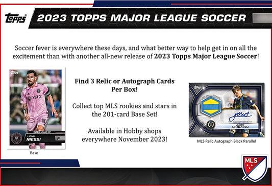 2023 Topps MLS Major League Soccer Hobby Box
