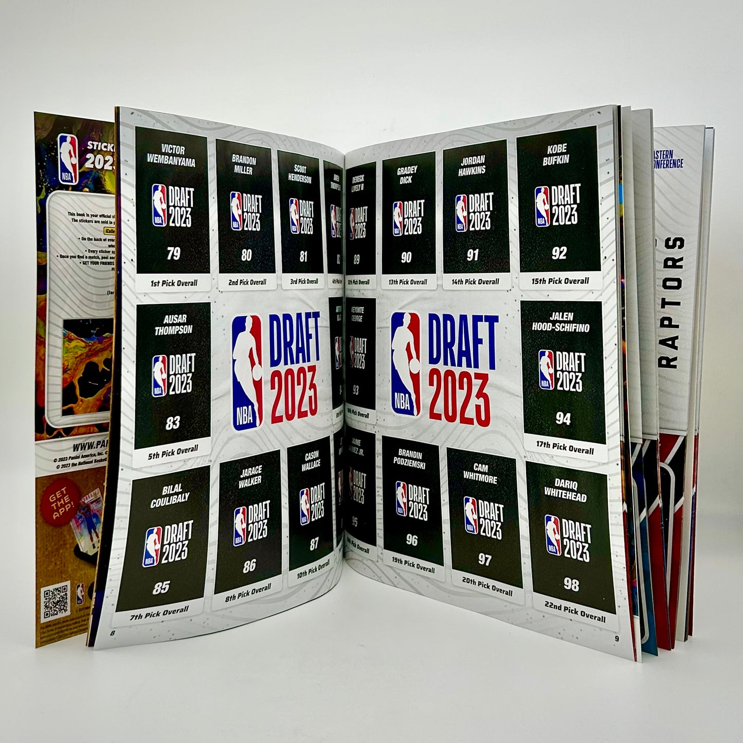 2023-24 Panini NBA Sticker Collection Album and Sticker Pack Bundle