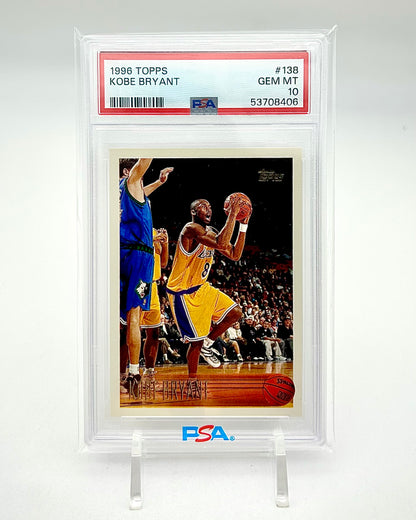 1996 Topps: #138 Kobe Bryant (PSA 10) #53708406