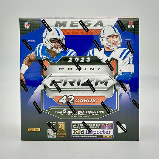 2023 Panini Prizm Football Mega Box (Neon Green Pulsar)