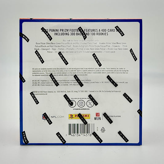 2023 Panini Prizm Football Mega Box (Neon Green Pulsar)