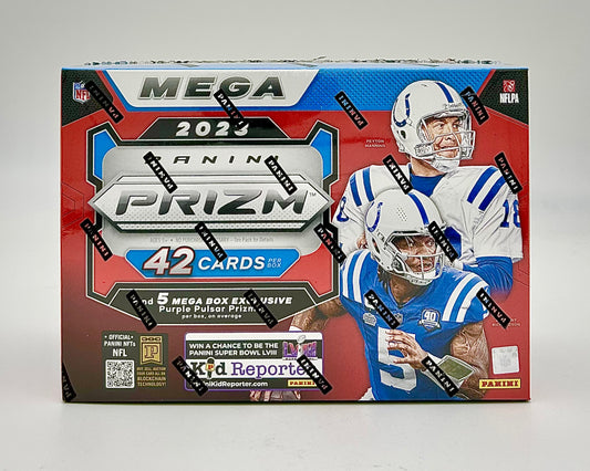 2023 Panini Prizm Football Mega Box (Purple Pulsar)