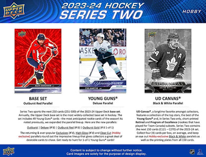 2023-24 Upper Deck Series 2 Hockey Hobby Box