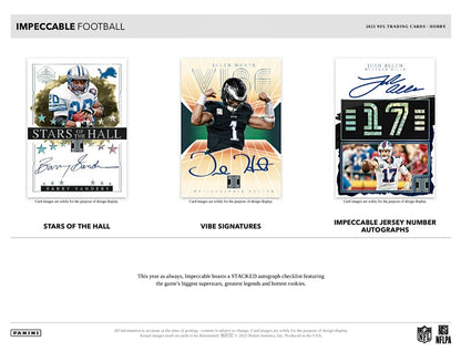 2023 Panini Impeccable Football Hobby Box