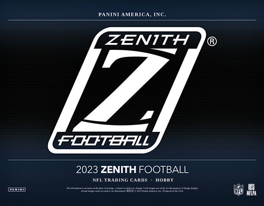 2023 Panini Zenith Football Hobby Sealed Case (12 boxes)