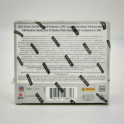 2023 Panini Zenith Football Hobby Box