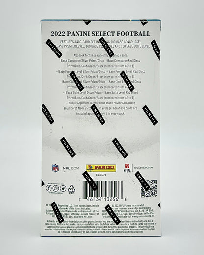 2022 Panini Select Football Hybrid H2 Box