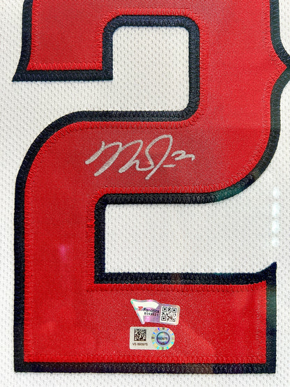 Mike Trout Deluxe Framed Autographed Authentic Jersey