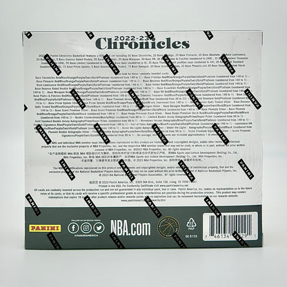 2022-23 Panini Chronicles Basketball Hobby Box