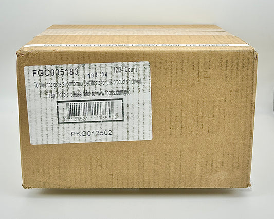 2023 Topps Chrome Baseball Hobby Sealed Case (12 boxes)