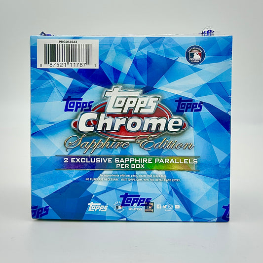 2023 Topps Chrome Baseball Sapphire Edition Box