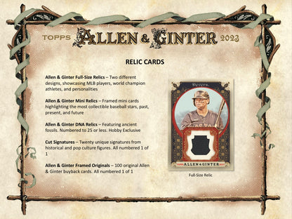 2023 Topps Allen & Ginter Baseball Hobby Box