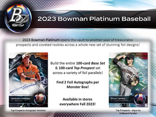 2023 Bowman Platinum Baseball Monster Box