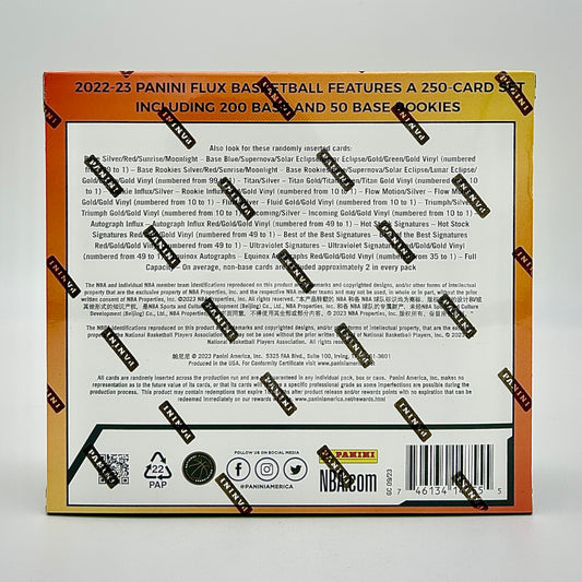 2022-23 Panini Flux Basketball Hobby Box