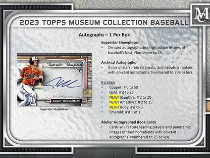 2023 Topps Museum Collection Baseball Hobby Box