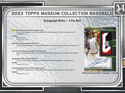 2023 Topps Museum Collection Baseball Hobby Box