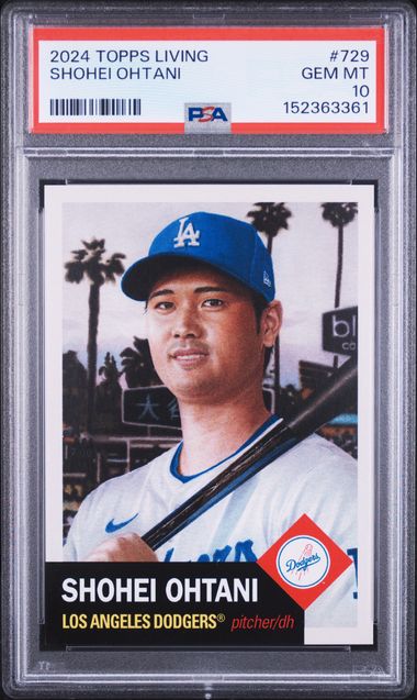 2024 Topps Living #729 Shohei Ohtani PSA 10 - Front