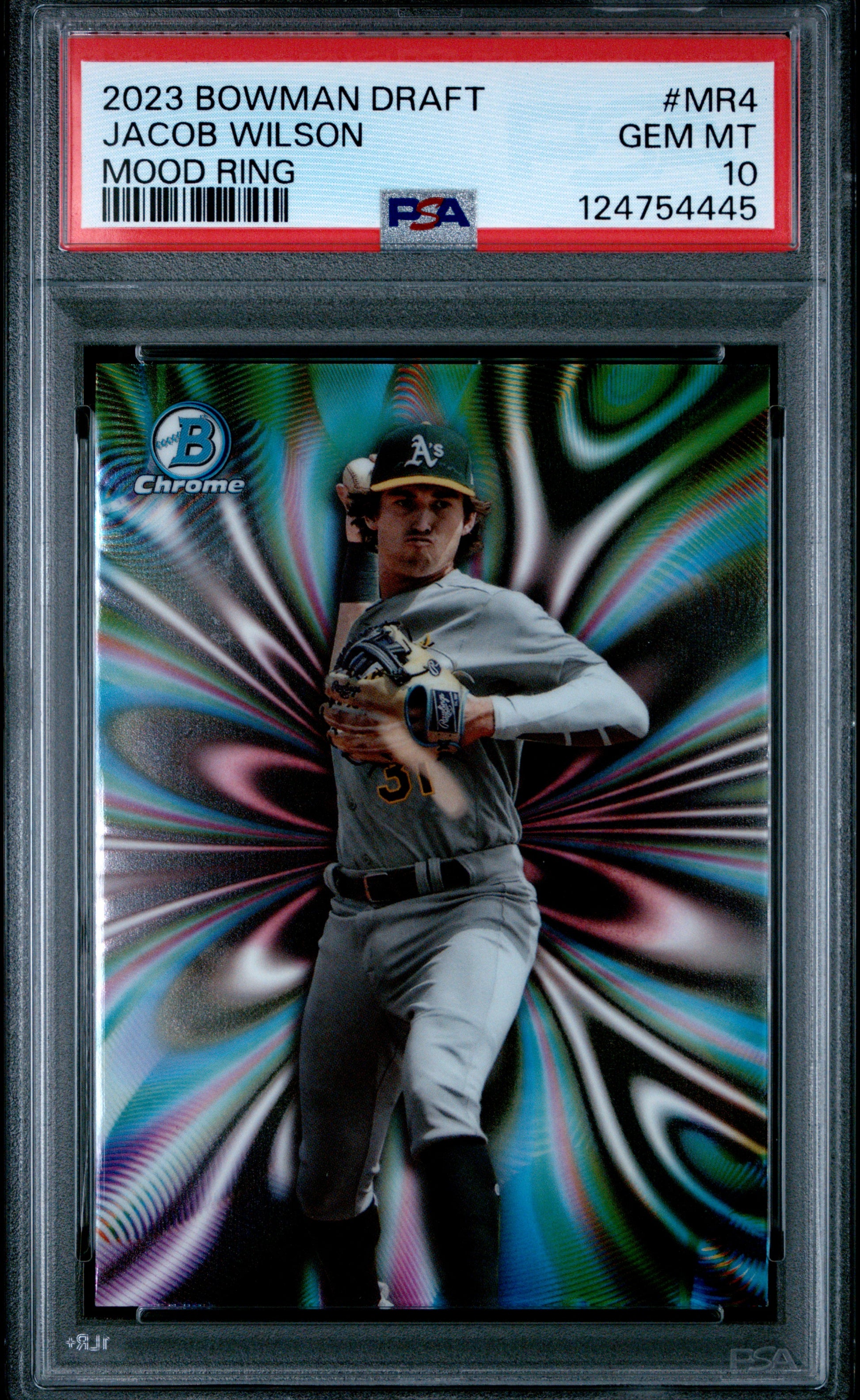 2023 Bowman Draft Mood Ring Jacob Wilson #MR4 PSA 10