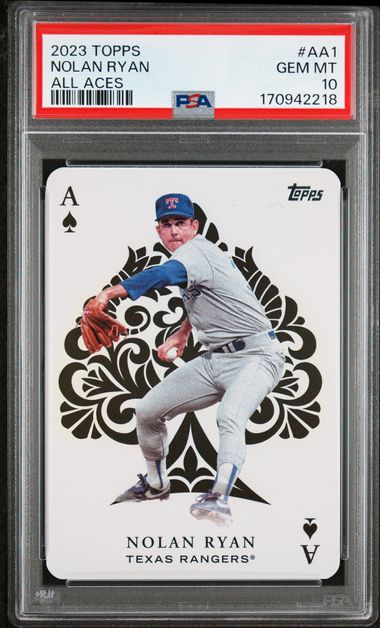 2023 Topps All Aces #AA1 Nolan Ryan PSA 10 - Front
