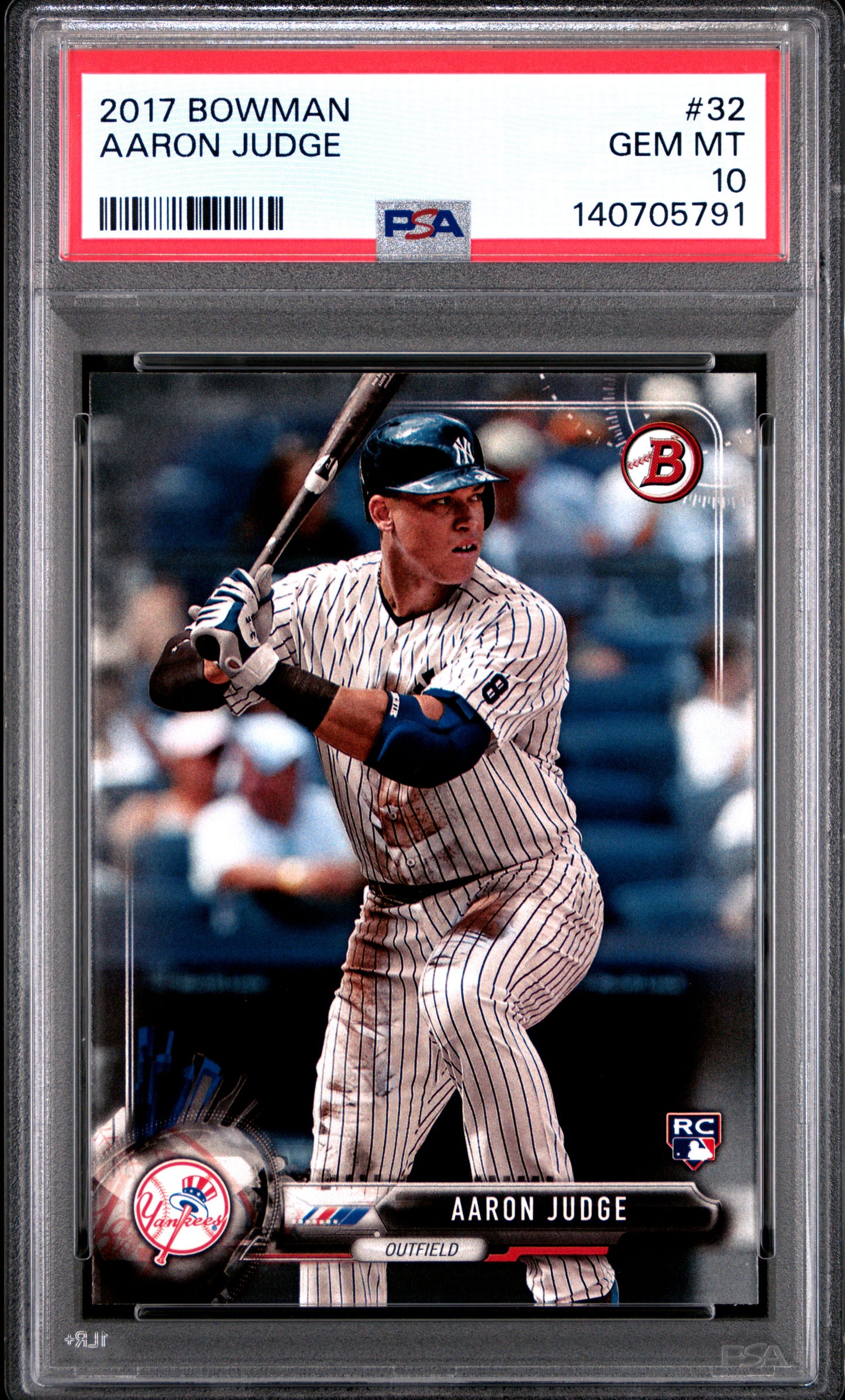 2017 Bowman #32 Aaron Judge PSA 10 (140705791)
