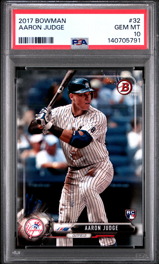 2017 Bowman #32 Aaron Judge PSA 10 (140705791)