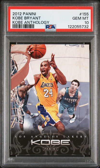 2012 Panini Kobe Anthology #155 Kobe Bryant PSA 10