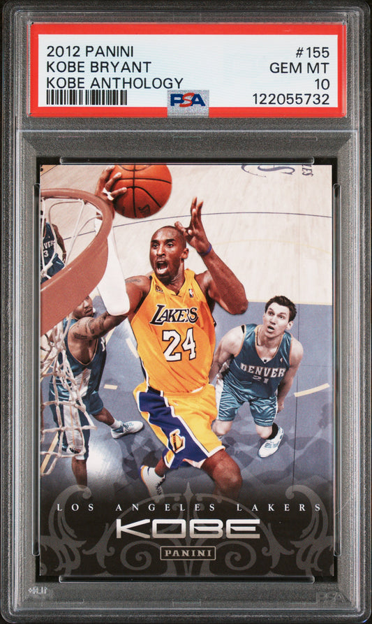 2012 Panini Kobe Anthology #155 Kobe Bryant PSA 10