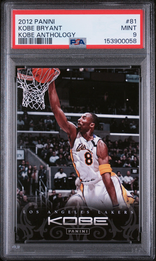 2012 Panini Kobe Anthology #81 Kobe Bryant PSA 9