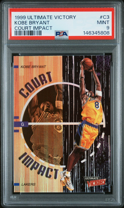 1999 Upper Deck Ultimate Victory Court Impact #C3 Kobe Bryant PSA 9