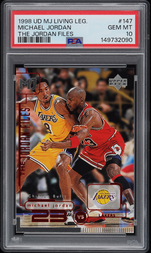 1998 Upper Deck MJ Living Legend The Jordan Files #147 Michael Jordan PSA 10