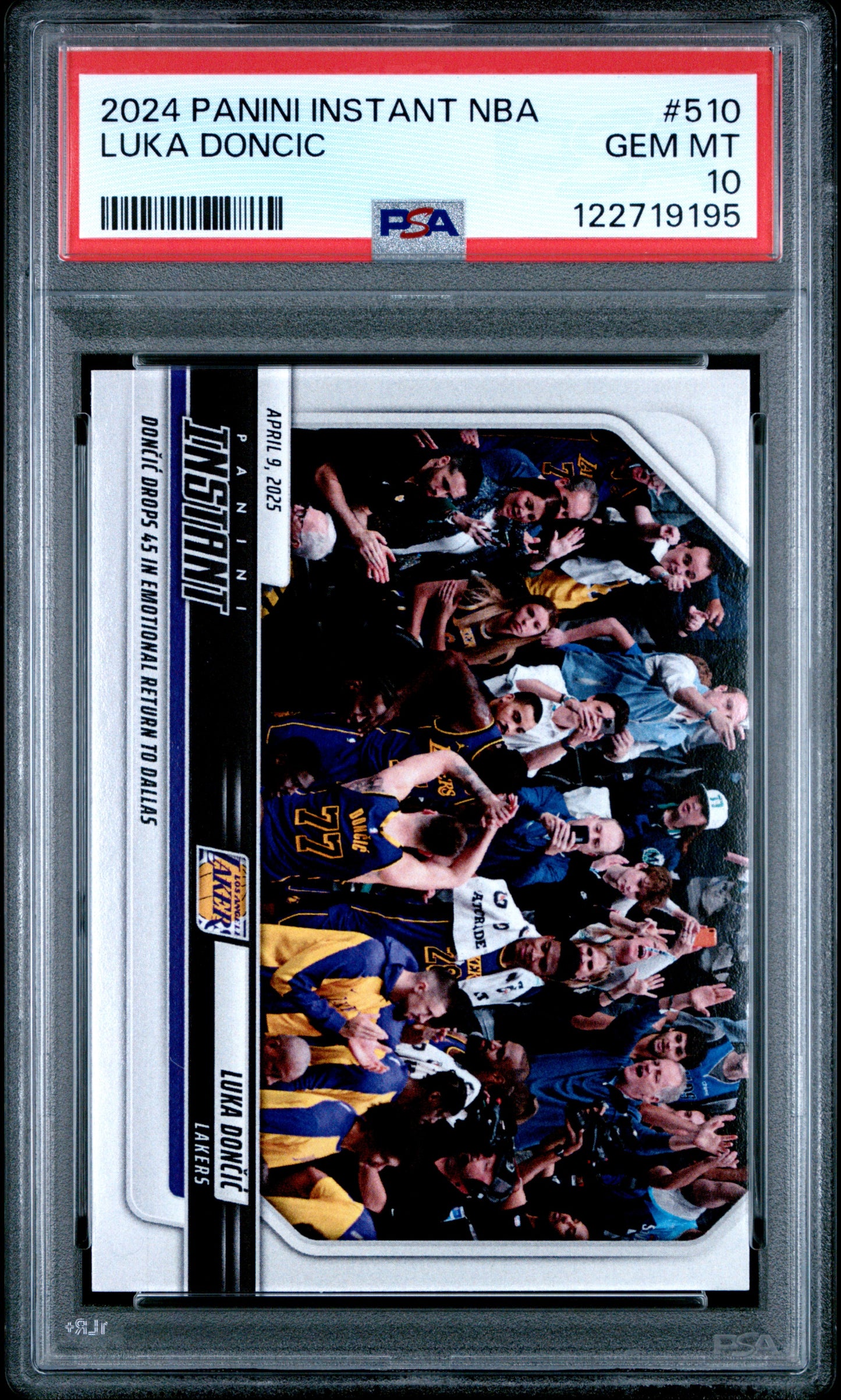 2024 Panini Instant NBA Luka Doncic #510 PSA 10