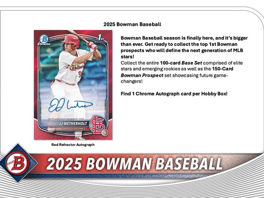 2025 Bowman Baseball Hobby